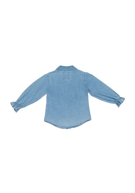 Camicia con rusches Lù-Lù BY MISS GRANT | LL4345DENIM